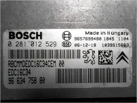CALCULATEUR MOTEUR CITROEN C3 PH2 2005-2010