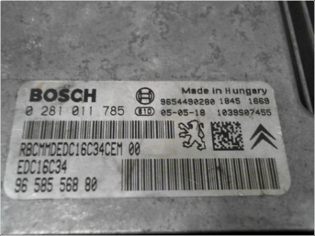 CALCULATEUR MOTEUR CITROEN C3 PH2 2005-2010