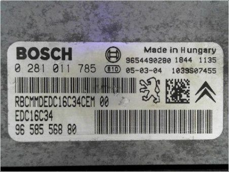 CALCULATEUR MOTEUR CITROEN C3 PH2 2005-2010