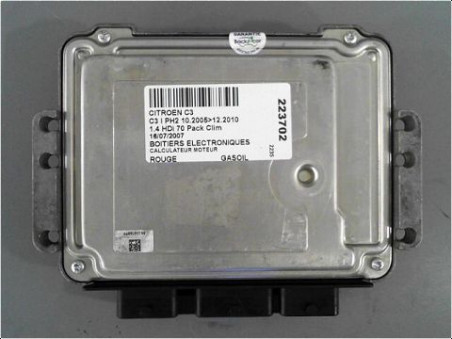 CALCULATEUR MOTEUR CITROEN C3 PH2 2005-2010