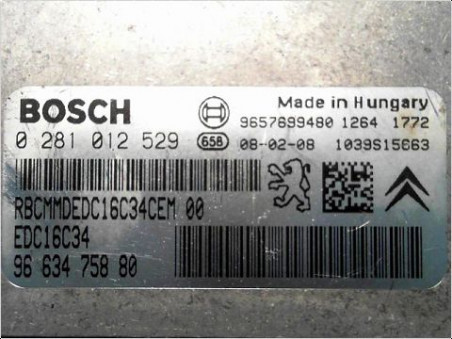 CALCULATEUR MOTEUR CITROEN C3 PH2 2005-2010