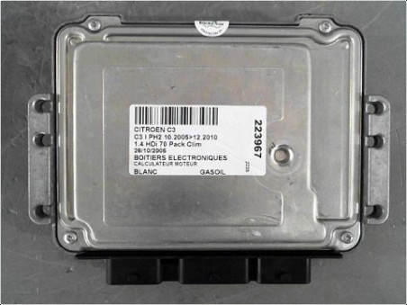 CALCULATEUR MOTEUR CITROEN C3 PH2 2005-2010