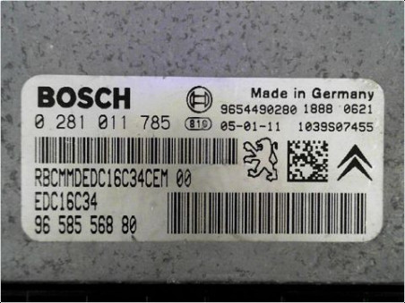CALCULATEUR MOTEUR CITROEN C3 PH2 2005-2010
