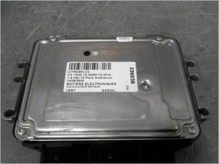 CALCULATEUR MOTEUR CITROEN C3 PH2 2005-2010