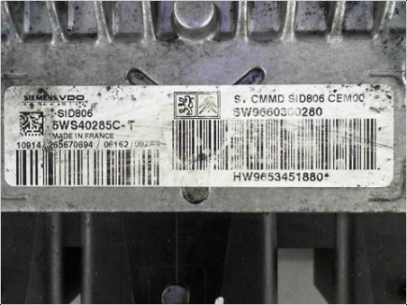 CALCULATEUR MOTEUR CITROEN C3 PH2 2005-2010