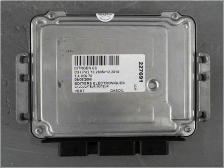 CALCULATEUR MOTEUR CITROEN C3 PH2 2005-2010