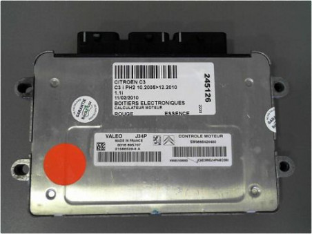 CALCULATEUR MOTEUR CITROEN C3 PH2 2005-2010