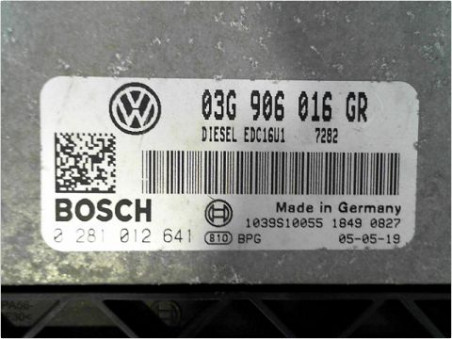 CALCULATEUR MOTEUR VOLKSWAGEN GOLF PLUS 05-09