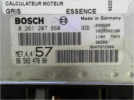 CALCULATEUR MOTEUR CITROEN C3