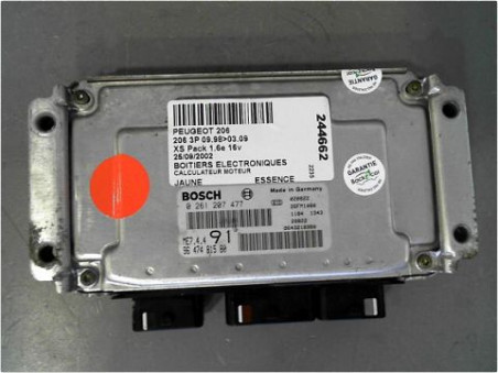 CALCULATEUR MOTEUR PEUGEOT 206 98-09
