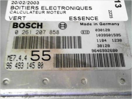 CALCULATEUR MOTEUR CITROEN C3 2002-2005