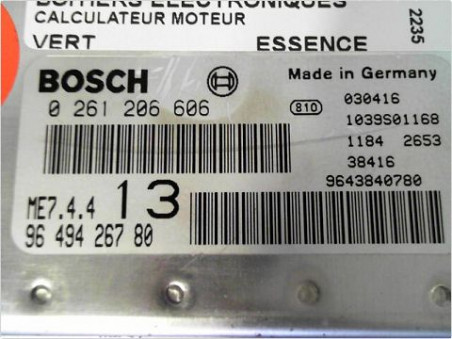 CALCULATEUR MOTEUR CITROEN XSARA 2000-