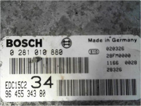 CALCULATEUR MOTEUR PEUGEOT 607 99-2004