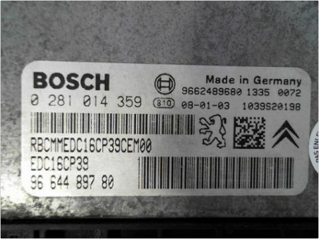 CALCULATEUR MOTEUR PEUGEOT 807 2002-2014