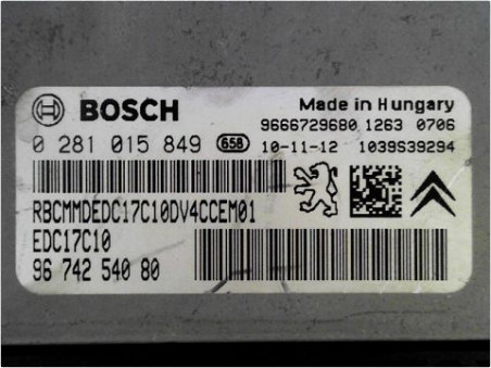 CALCULATEUR MOTEUR CITROEN C3 II 2009-2012