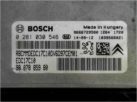 CALCULATEUR MOTEUR CITROEN C3 PICASSO PH2 2012-