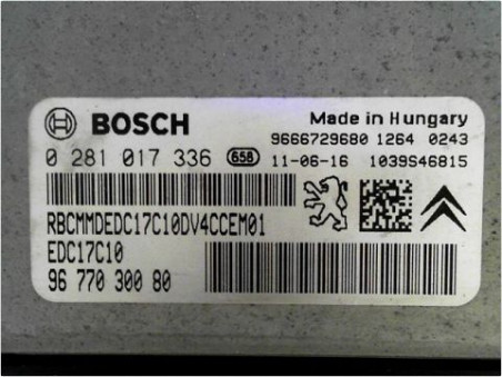 CALCULATEUR MOTEUR PEUGEOT 207 2006-2013