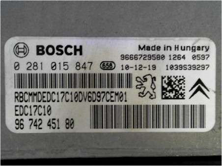 CALCULATEUR MOTEUR PEUGEOT 308 SW 08-11