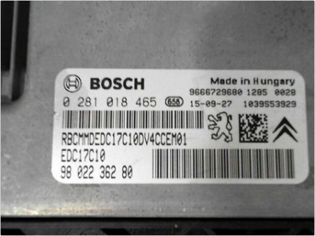 CALCULATEUR MOTEUR CITROEN C3 II PH2 2013-2016