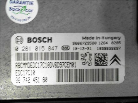 CALCULATEUR MOTEUR PEUGEOT 207 2009-