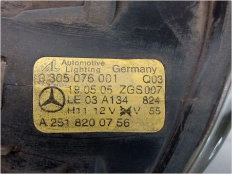 PHARE ANTIBROUILLARD AVANT GAUCHE MERCEDES CLASSE A 04-08
