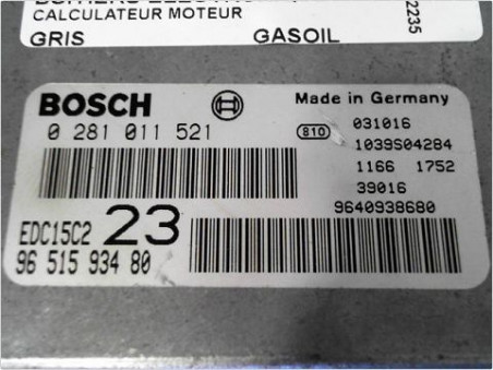 CALCULATEUR MOTEUR CITROEN XSARA PICASSO 99-10