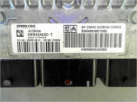 CALCULATEUR MOTEUR PEUGEOT 407 2004-2008