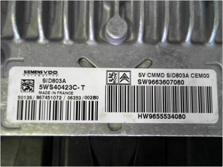 CALCULATEUR MOTEUR PEUGEOT 407 SW