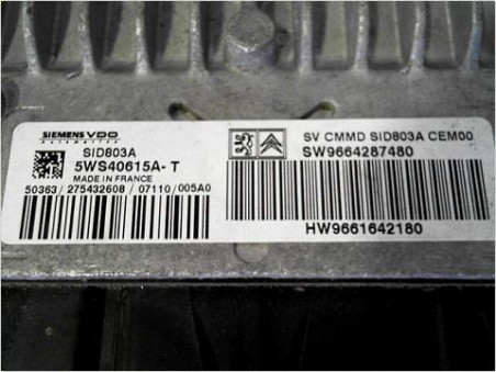 CALCULATEUR MOTEUR CITROEN GRD C4 PICASSO 06-13