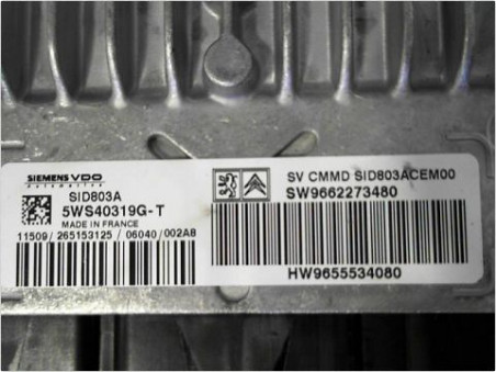 CALCULATEUR MOTEUR PEUGEOT 407 SW 04-08