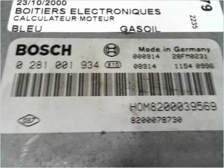 CALCULATEUR MOTEUR RENAULT SCENIC I PH2 99-03