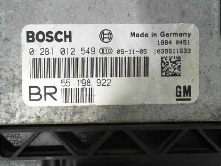 CALCULATEUR MOTEUR OPEL ZAFIRA 05-07