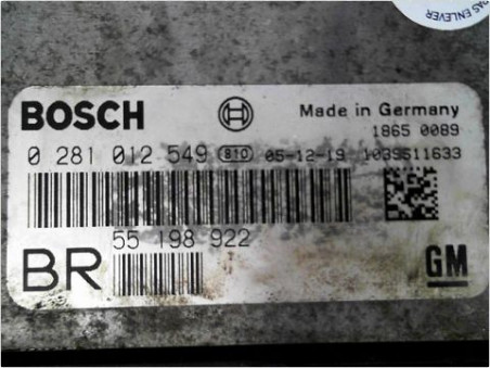 CALCULATEUR MOTEUR OPEL ZAFIRA (B) 08-14