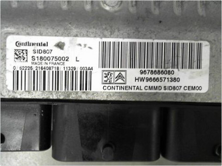 CALCULATEUR MOTEUR PEUGEOT 3008 2009-2013