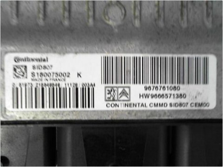 CALCULATEUR MOTEUR CITROEN C3 PICASSO 09-12