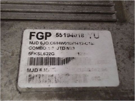 CALCULATEUR MOTEUR OPEL COMBO CARGO 2003-