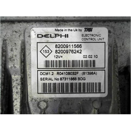CALCULATEUR MOTEUR RENAULT TWINGO II 07-11