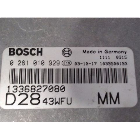 CALCULATEUR MOTEUR CITROEN JUMPER 33MH TOLE 2002-