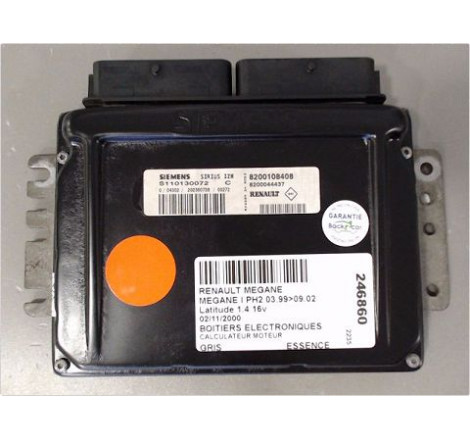 CALCULATEUR MOTEUR RENAULT MEGANE I PH2 99-02