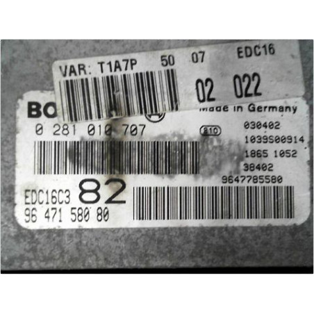 CALCULATEUR MOTEUR PEUGEOT 206 98-09