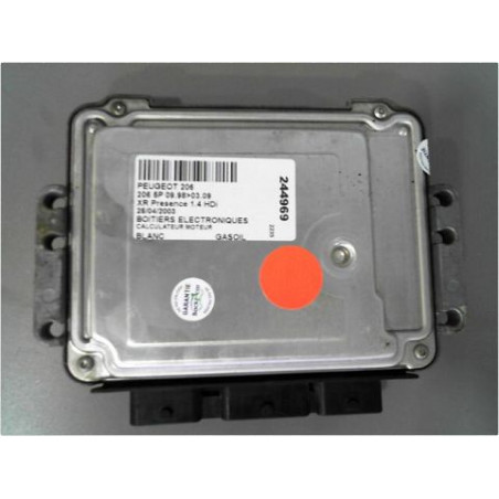 CALCULATEUR MOTEUR PEUGEOT 206 98-09