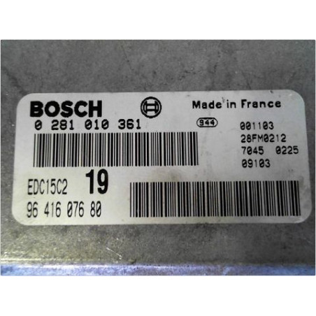 CALCULATEUR MOTEUR PEUGEOT 406 99-04
