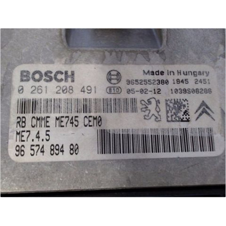 CALCULATEUR MOTEUR CITROEN C4 04-08