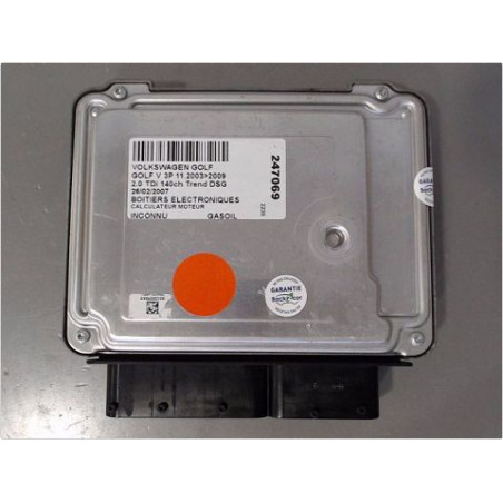 CALCULATEUR MOTEUR VOLKSWAGEN GOLF V 2003-2009