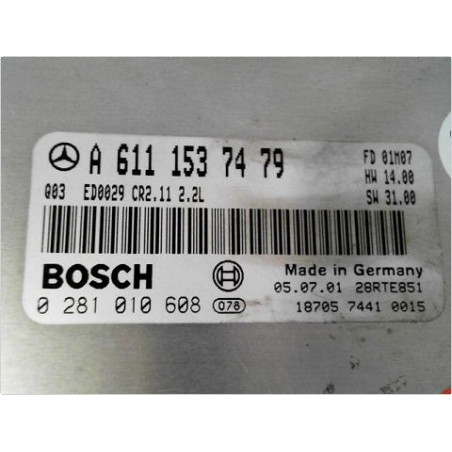 CALCULATEUR MOTEUR MERCEDES CLASSE C 00-04