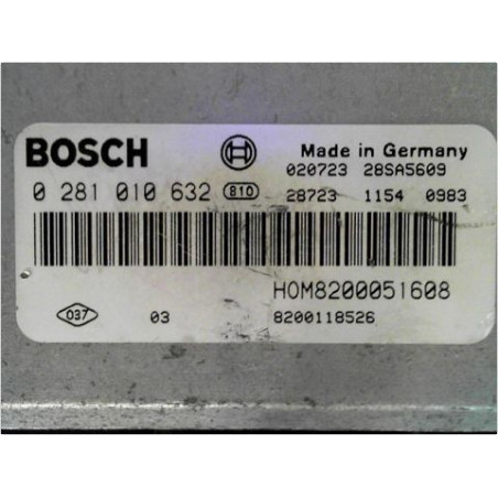 CALCULATEUR MOTEUR RENAULT TRAFIC COMBI L1H1 1000KG 2001-