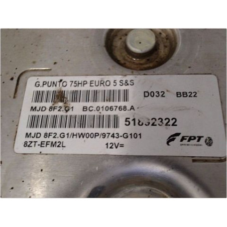 CALCULATEUR MOTEUR FIAT PUNTO EVO III 09-13