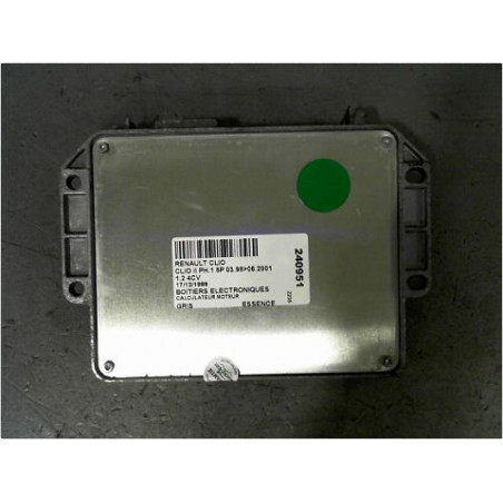 CALCULATEUR MOTEUR RENAULT CLIO II PH.1 98-2001