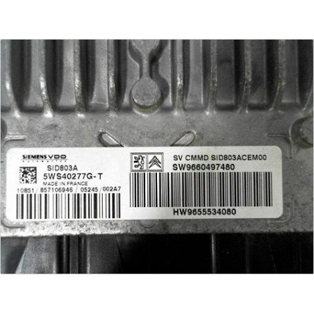 CALCULATEUR MOTEUR CITROEN C4 COUPE 04-08