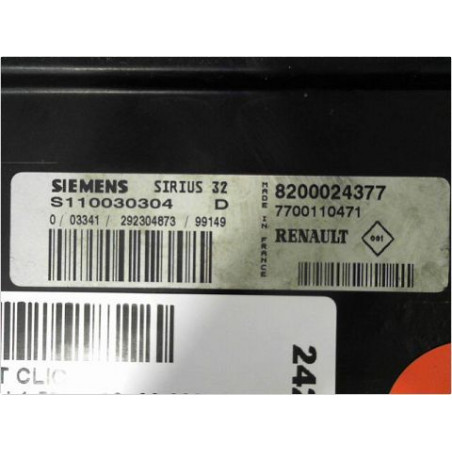 CALCULATEUR MOTEUR RENAULT CLIO II PH.1 98-2001